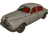 Jaguar Mark II (1962) 3D Model preview