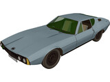 Jaguar Piranha 3D Model preview