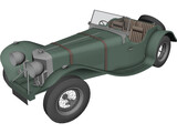 Jaguar SS100 (1935) 3D Model preview