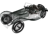 Jaguar SS100 (1935) 3D Model