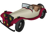 Jaguar SS2 3D Model preview