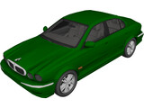 Jaguar X Type (2003) 3D Model preview