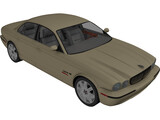 Jaguar XJR (2004) 3D Model