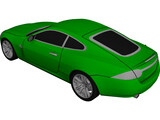 Jaguar XK 3D Model preview