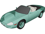 Jaguar XK8 Convertible (2000) 3D Model preview