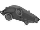 Jaguar XKE Roadster 3D Model