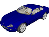 Jaguar XKR 3D Model preview