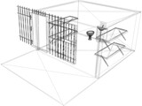 Jail Cell 3D Model