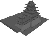 Japan Castle 3D Model preview