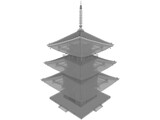 Japanese Tower 3D Model