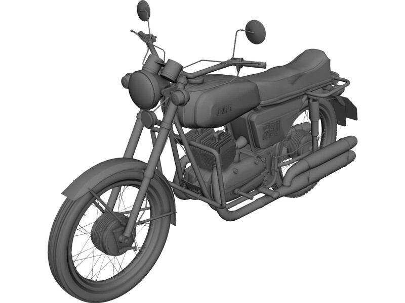Jawa 350-634 (1978) 3D Model