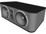 JBL-ES25C Center Speaker 3D Model preview