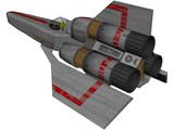 Jedi Starfighter Concept 3D Model