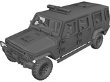 Jeep Agrale Double Cab 3D Model preview