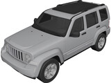Jeep Cherokee Rubicon (2008) 3D Model preview