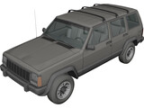 Jeep Cherokee XJ 3D Model preview