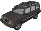 Jeep Commander (2007) 3D Model preview