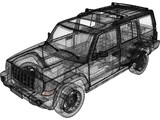Jeep Commander (2007) 3D Model