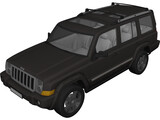 Jeep Commander 3D Model preview