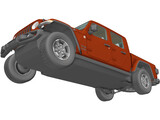 Jeep Gladiator Rubicon (2020) 3D Model