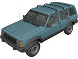 Jeep Grand Cherokee (1980) 3D Model preview