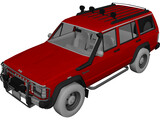 Jeep Grand Cherokee (1985) 3D Model preview