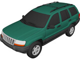 Jeep Grand Cherokee (2000) 3D Model preview