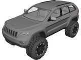 Jeep Grand Cherokee Off-Road Edition (2012) 3D Model preview