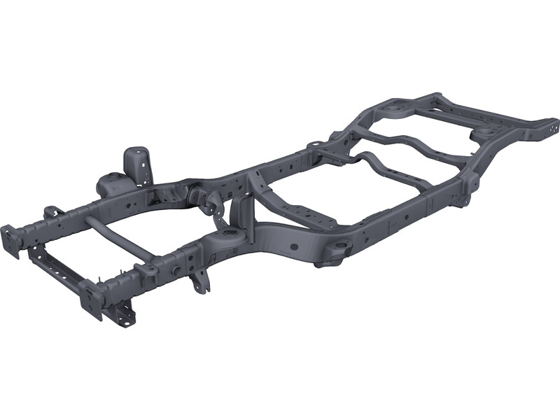 Jeep JK Frame 3D Model