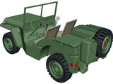Jeep Willys 3D Model preview