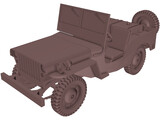 Jeep Willys (1942) 3D Model