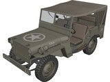 Jeep Willys 3D Model preview