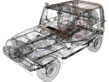 Jeep Wranger 3D Model