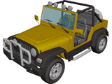 Jeep Wrangler (1995) 3D Model preview