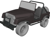 Jeep Wrangler CJ7 (1978) 3D Model preview