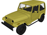 Jeep Wrangler 3D Model preview