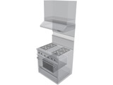 Jenn-Air Gas Range 3D Model