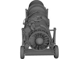 Jet Engine 3D Model preview