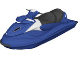Jet Ski 3D Model preview
