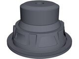 JL Audio 8w3v3 Subwoofer 3D Model preview