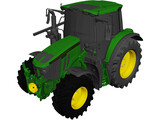 John Deere 6M Series 3D Model preview