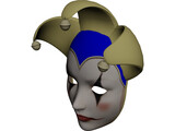 Jolly Mask 3D Model preview