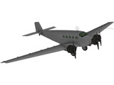 Junkers Ju 52 G9 3D Model