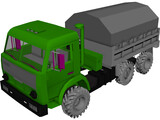 Kamaz 5350 3D Model preview