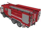 Kamaz Fire Truck 3D Model