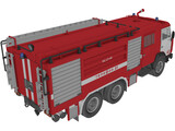 Kamaz Fire Truck 3D Model