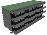 Kantoorgebouw Luxumburg 3D Model