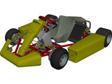 Kart 125cc 3D Model preview