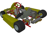 Kart 125cc 3D Model