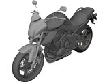 Kawasaki ER-7 3D Model preview